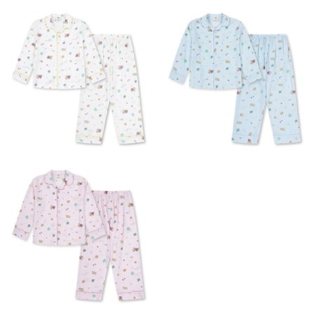 카카오프렌즈 레이온 9부 파자마 셋업