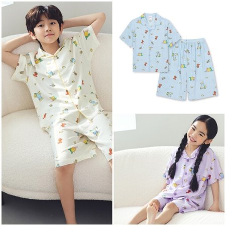 공용 조구만 레이온 5부 파자마셋업