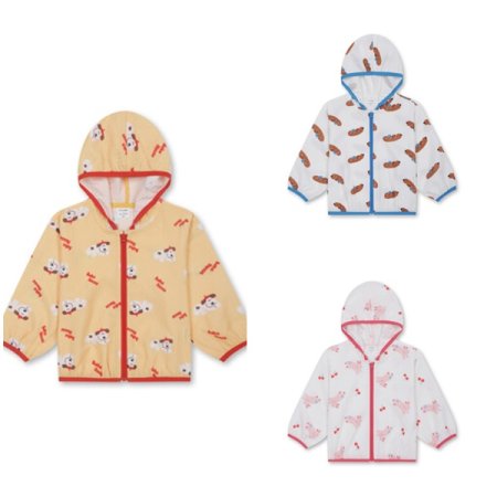 공용 유아 쿄니 그래픽 후드 집업