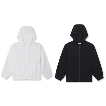 공용 크링클 후드 집업