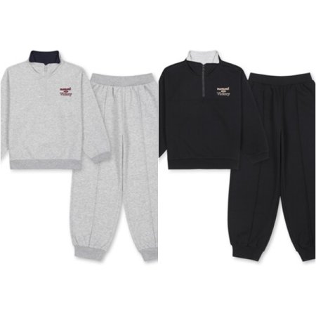 남아 더블니트 스웨트셔츠조거 팬츠셋