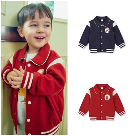 공용 유아 바시티 점퍼