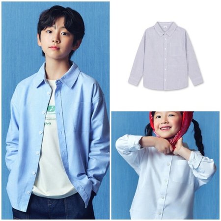 공용 옥스포드 오버핏 셔츠