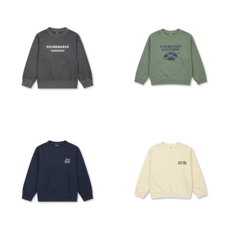 남아 테리 가먼트다잉 스웨트셔츠 