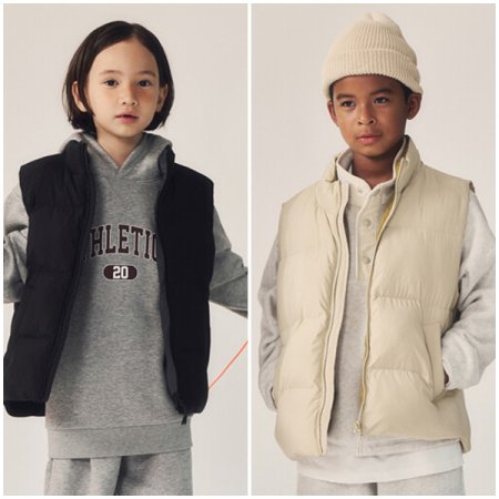 공용 AIRTECH 볼륨 패딩베스트