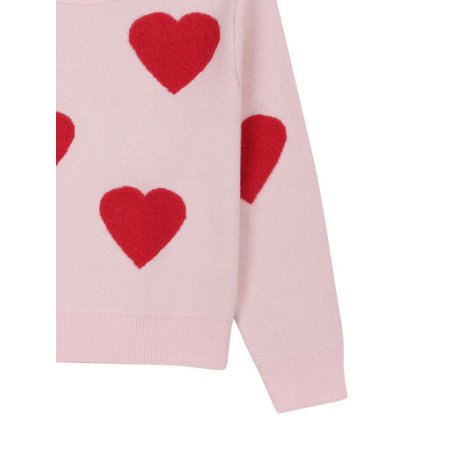 여아 소프트 터치 패턴 풀오버스웨트