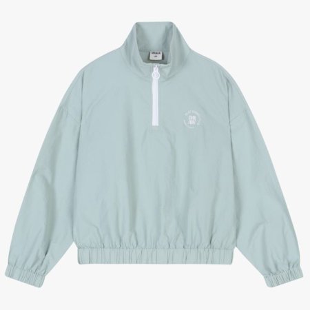 지퍼 포인트 크롭 아노락