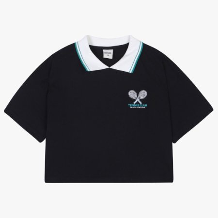 카라 크롭 티셔츠4종택일