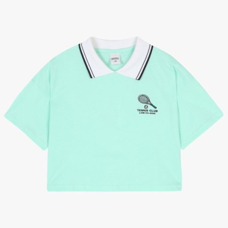 카라 크롭 티셔츠4종택일