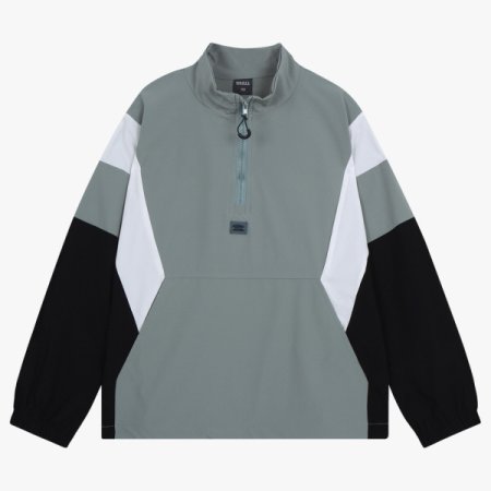 올라운더 배색 아노락