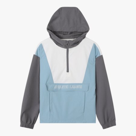 우븐 스트레치 아노락상의