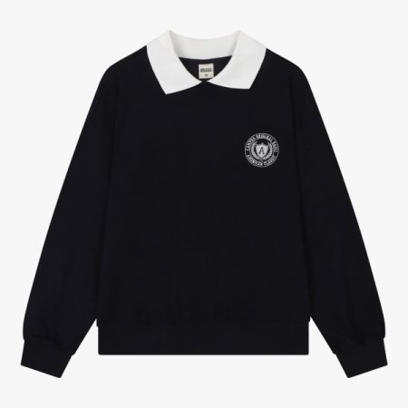 카라 로고 맨투맨