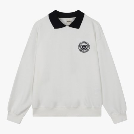 카라 로고 맨투맨