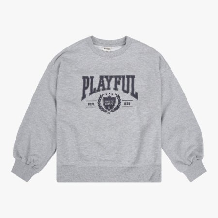 쭈리 여아 오버핏 맨투맨