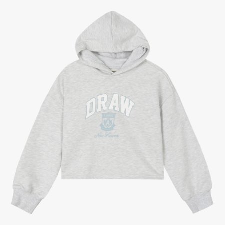 심플 크롭 후드