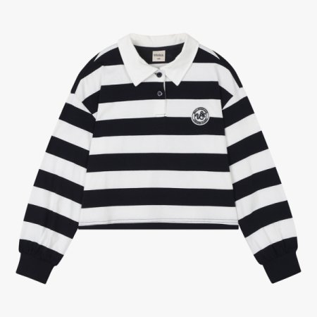 유솔 카라크롭티셔츠