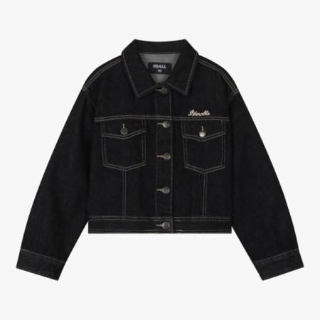 논페이드 크롭 데님 자켓