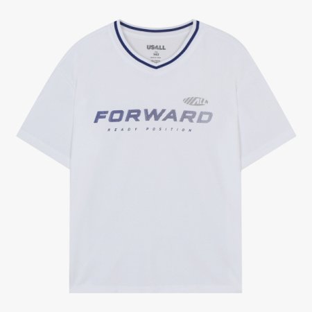 폴리피케브이넥티셔츠