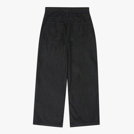 블랙 와이드 데님