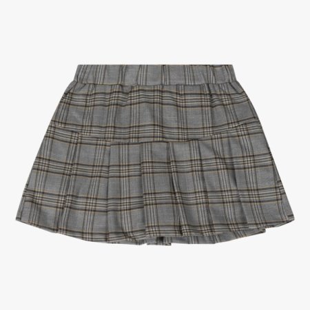 체크 스쿨 스커트