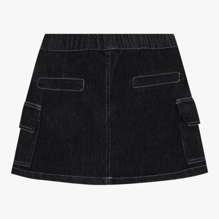 데님 카고 포켓 스커트 