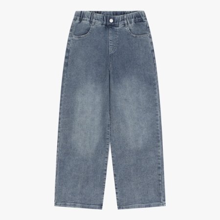 유니 트윌 와이드 팬츠