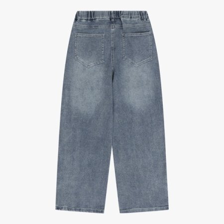 유니 트윌 와이드 팬츠