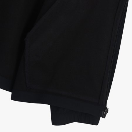 웜 트리코트 후드 짚업