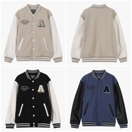 유솔 유니 모직 야구점퍼