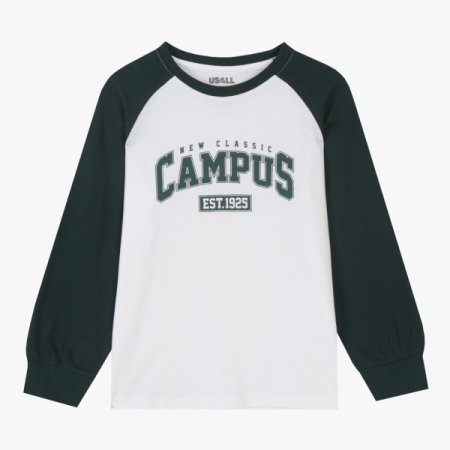 UNI 싱글 배색 티셔츠