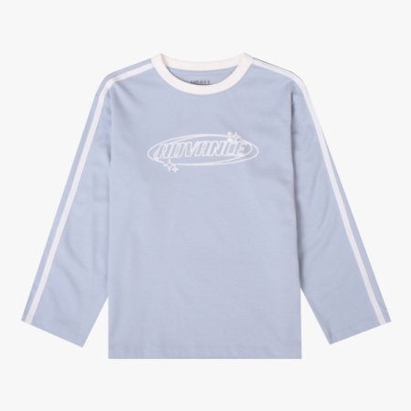 GIRS 테이핑 오버핏 티셔츠