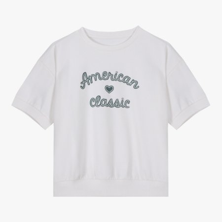 쿨에어코튼 반팔 맨투맨 티셔츠