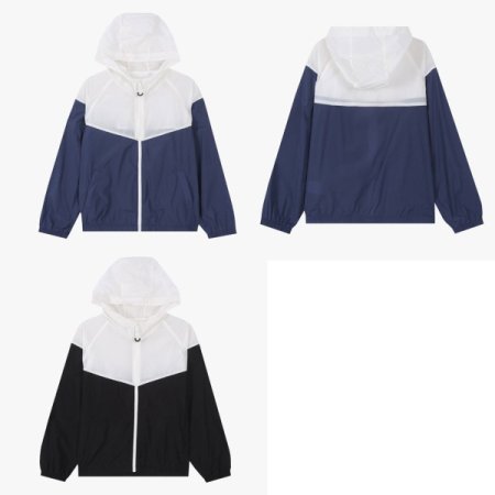 액티고 배색 바람막이