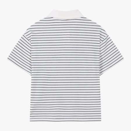 GIRS 스트라이프 피케 카라 티셔츠