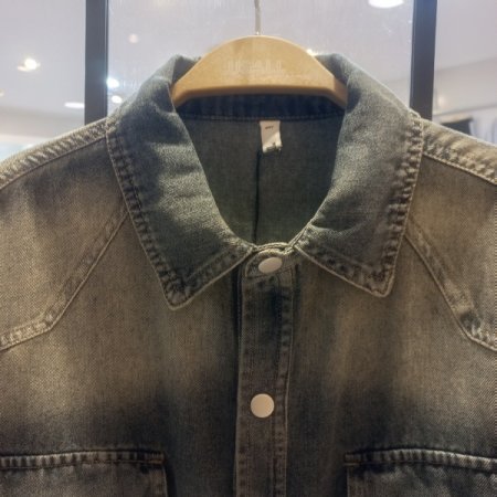 빈티지 데님 반팔 셔츠