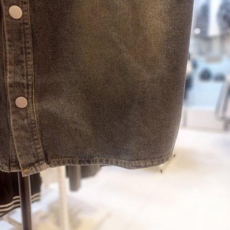 빈티지 데님 반팔 셔츠