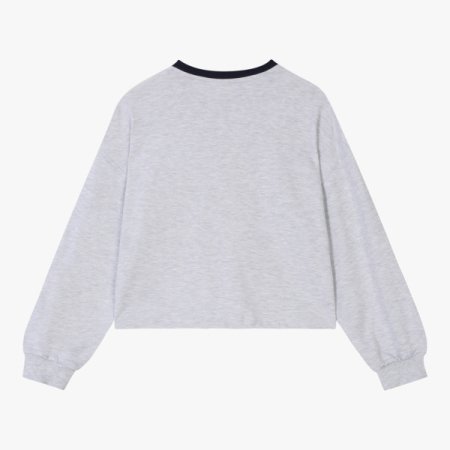 리쁘배색 포인트 맨투맨