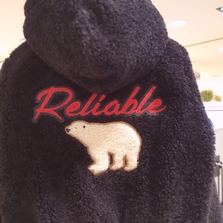 뽀글이 후드 집업