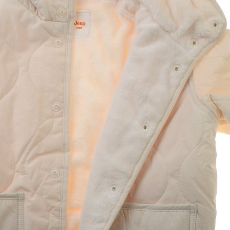 보아털 안감 퀼팅 점퍼