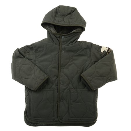 보아털 안감 퀼팅 점퍼