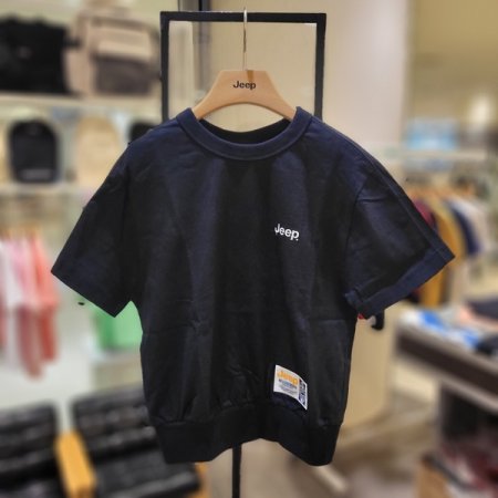 백 아이코닉 반팔 맨투맨