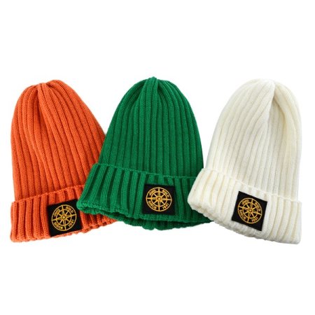 키즈 작은골지 비니