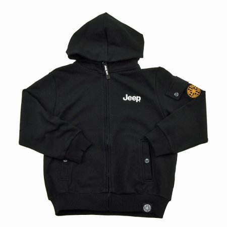  나침반자수 후드집업LYBK