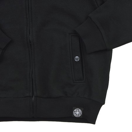  나침반자수 후드집업LYBK