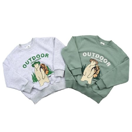 아웃도어 베어 맨투맨