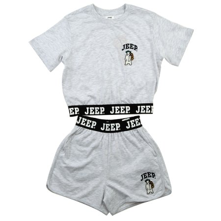 곰와펜 이밴드 크롭반팔 반바지SET