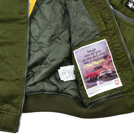 패딩 누빔 항공점퍼