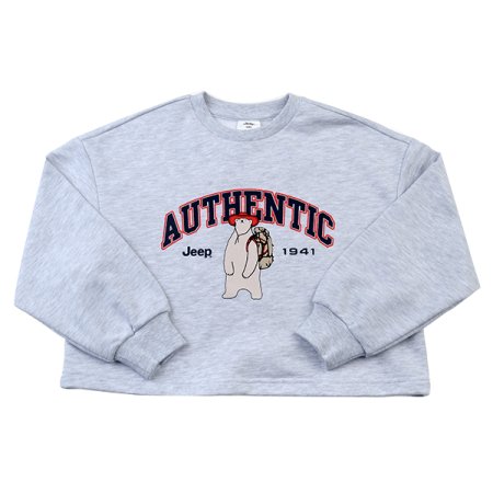 여아 어센틱 셋업 크롭 맨투맨