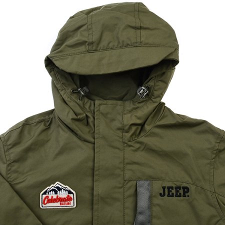 키즈 테잎 장식 후드 점퍼