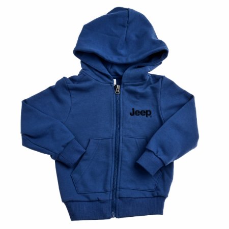 키즈 기본로고 후드집업